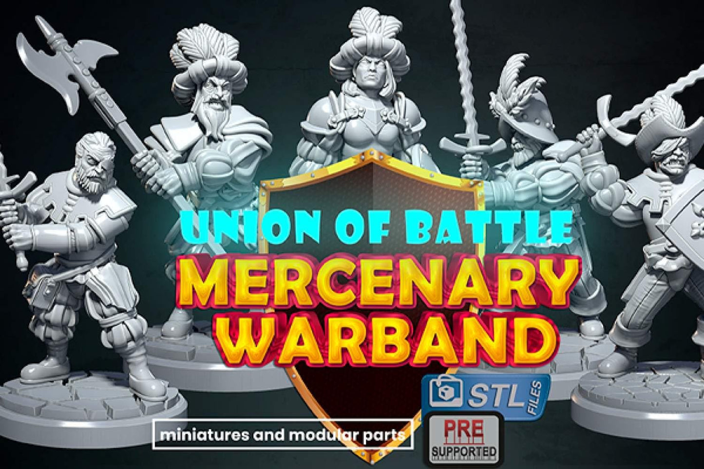 Squirrel Landsknecht Miniatures (Set of 3)