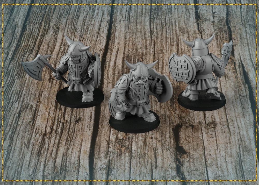 Dwarf Player Character Miniature