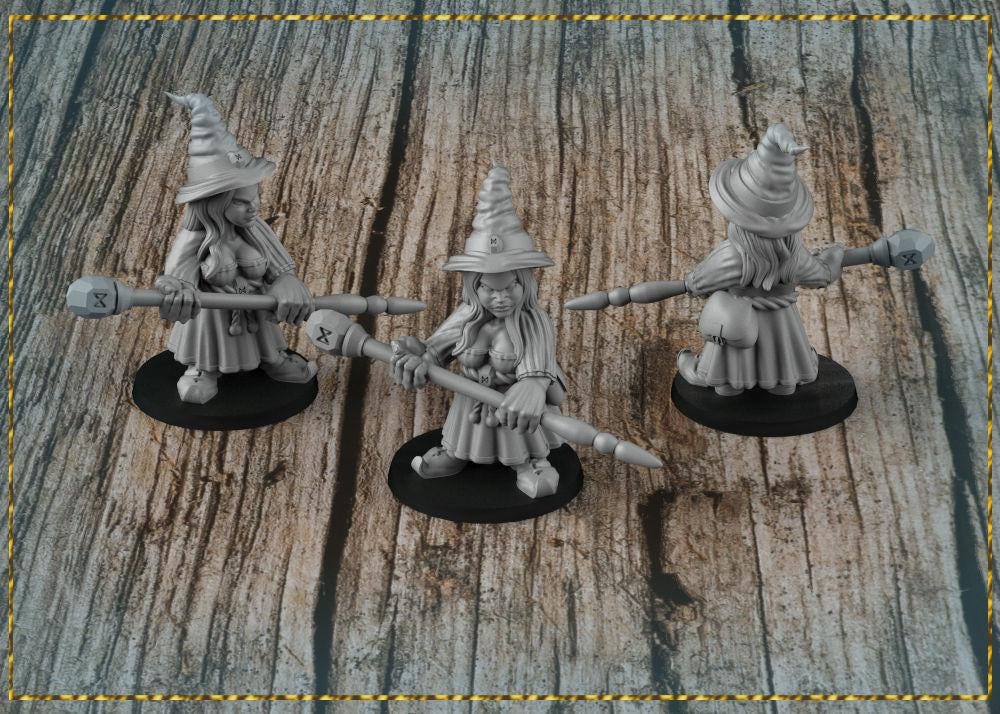 Dwarf Player Character Miniature