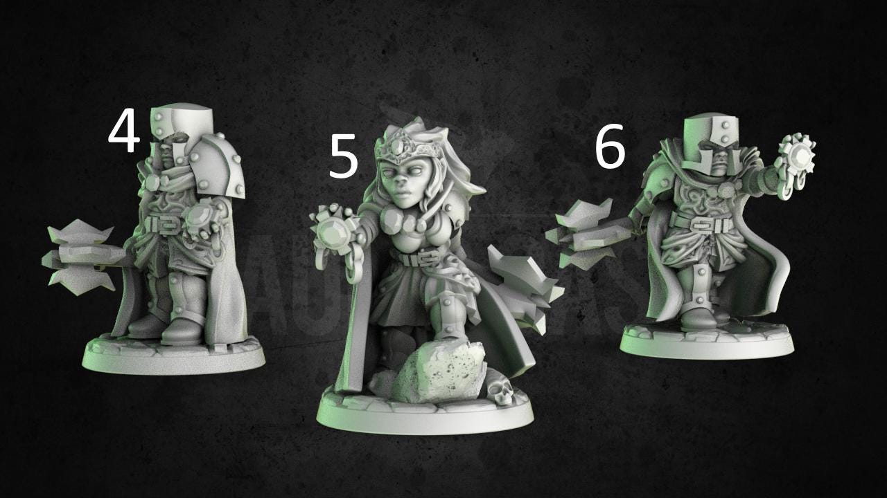 Halfling / Gnome Player Character Miniature - All Classes