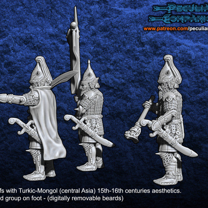 Turko-Mongol Dark Elfs - Command Group