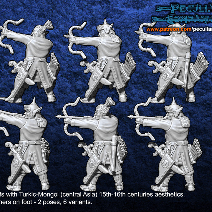 Turko-Mongol Dark Elfs - Dark Shooters