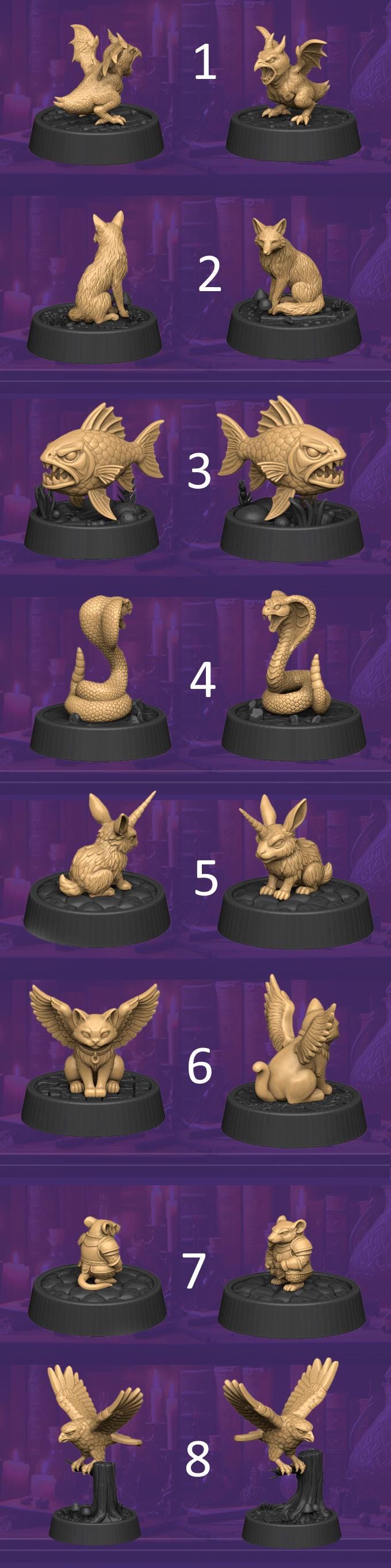 Mage Familiars / Animal Companions