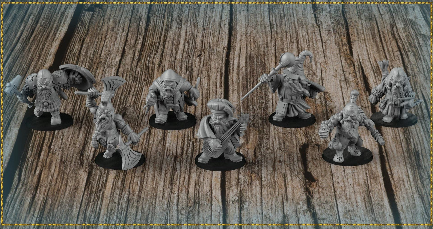 Dwarf Player Character Miniature