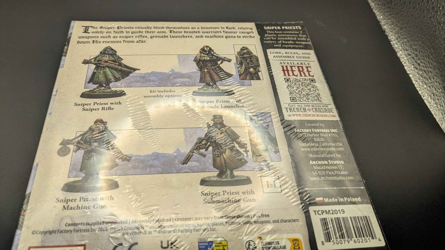 Sniper Priests box contents - Maskirovka Gaming photo