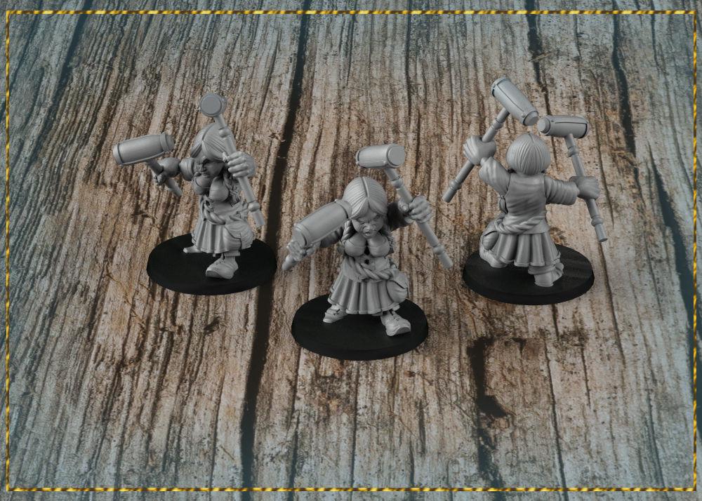 Dwarf Player Character Miniature