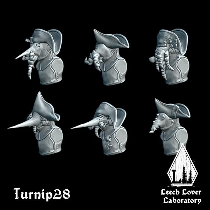Gorgnard Torsos for Conversion & Kitbash - Set of 6