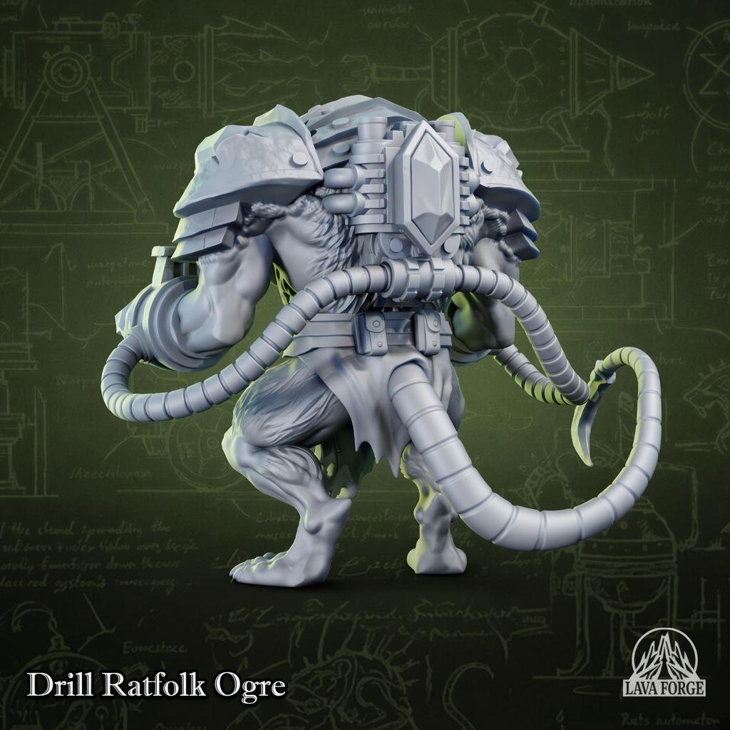 Rotten Brood - Stormrat Ogre with Drill Fists