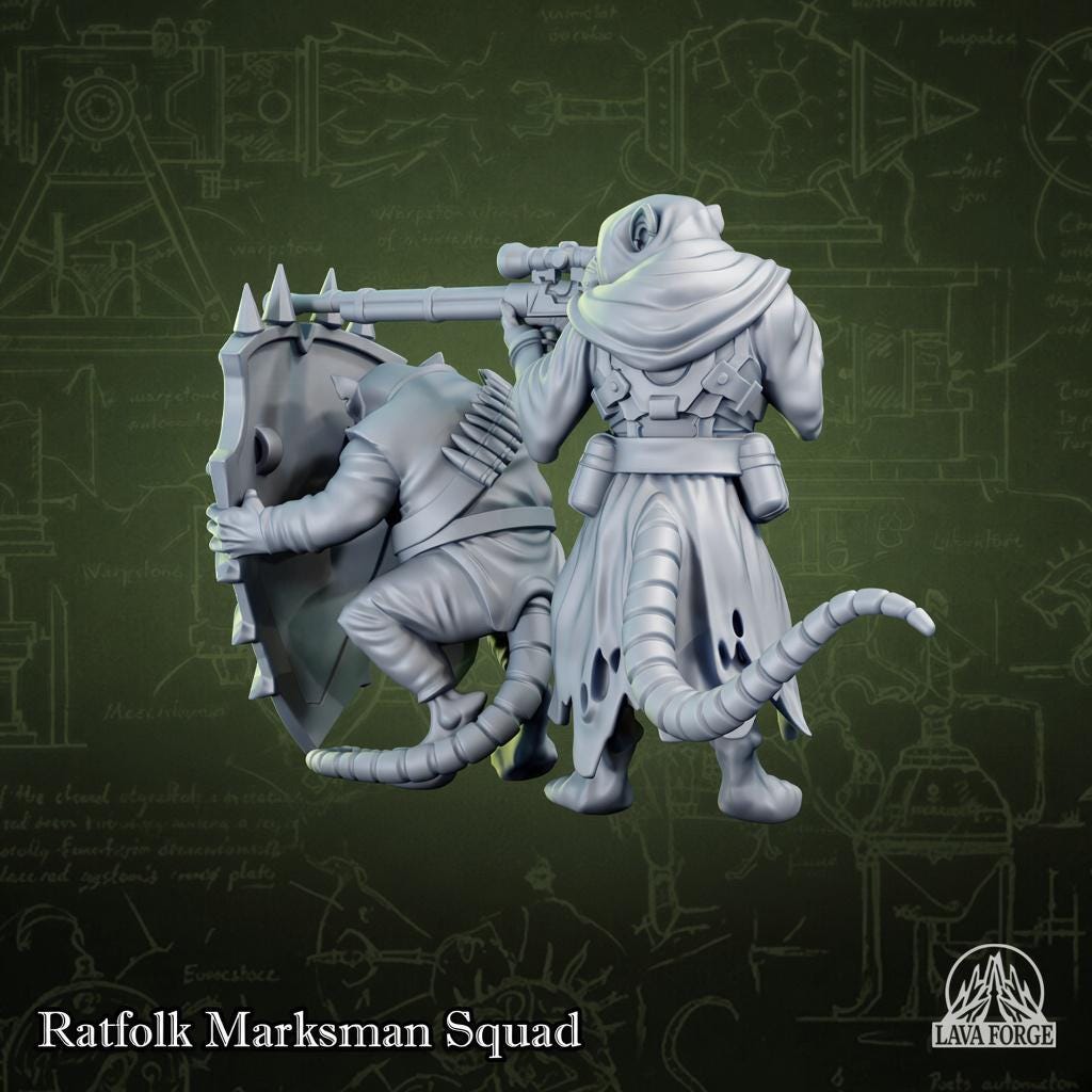 Rotten Brood - Ratman Jezzail Marksman Team
