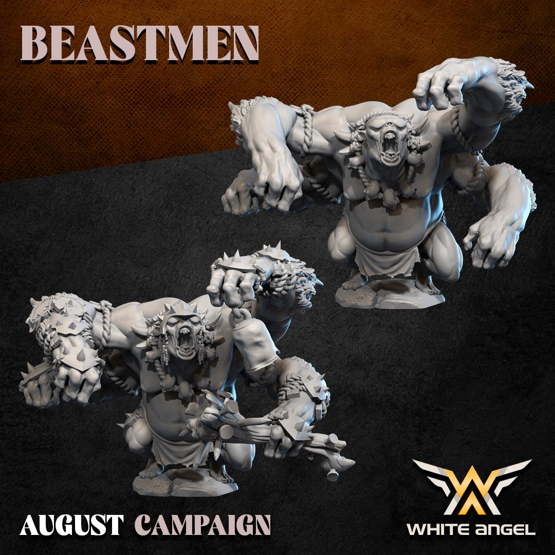 Beastmen Siege Beast - Gorgon Troll