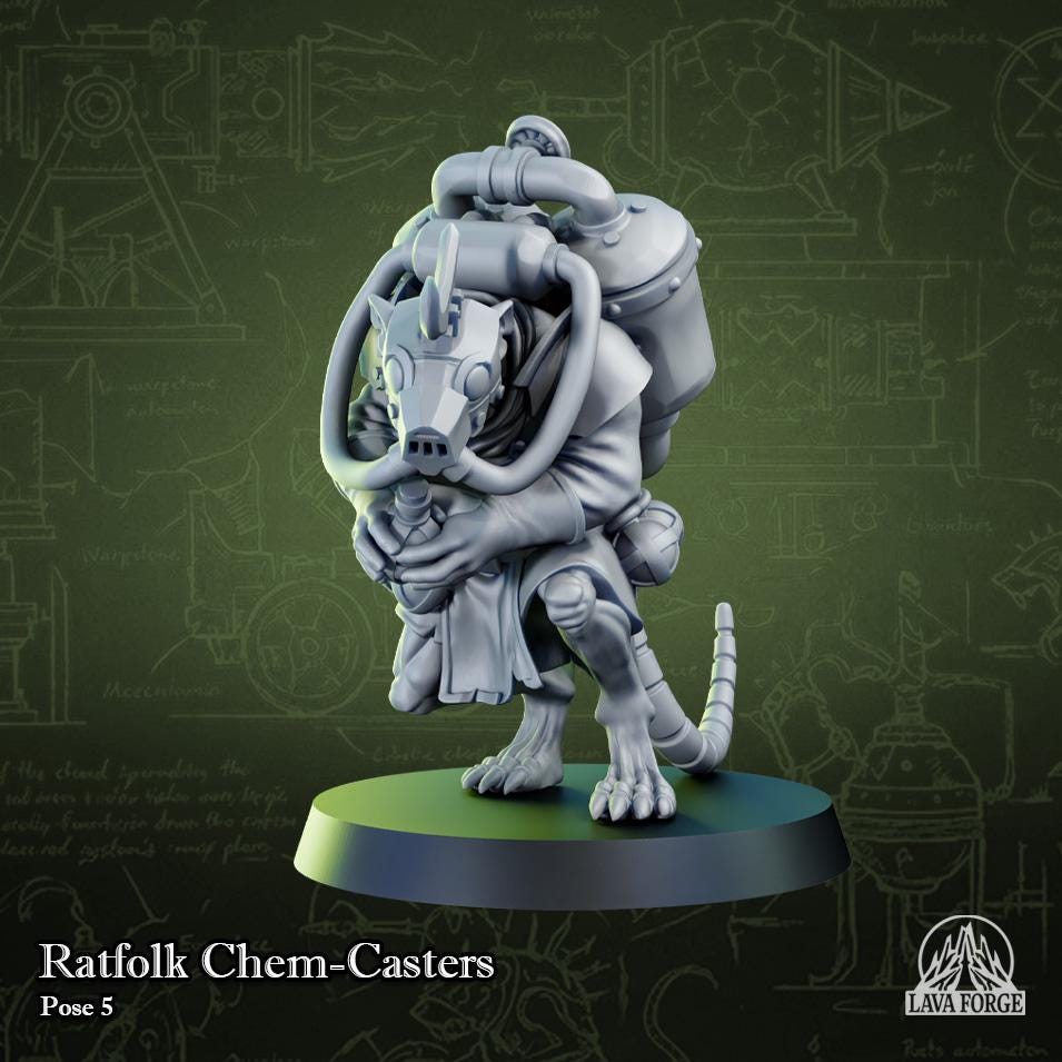 Rotten Brood - Ratman Chem-Caster Acolyte