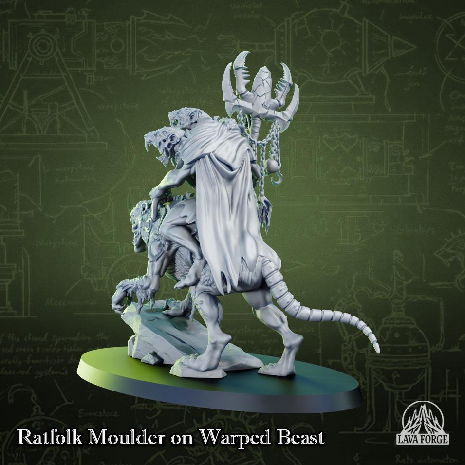Rotten Brood - Moulder Lord on Gnawing Vermin Beast