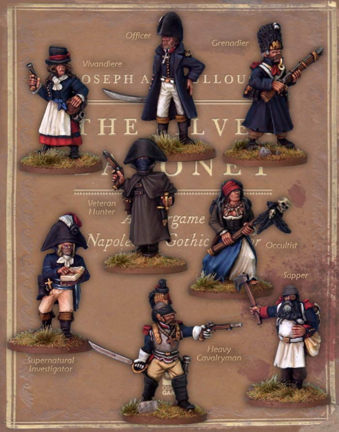 The Silver Bayonet First French Unit metal figures