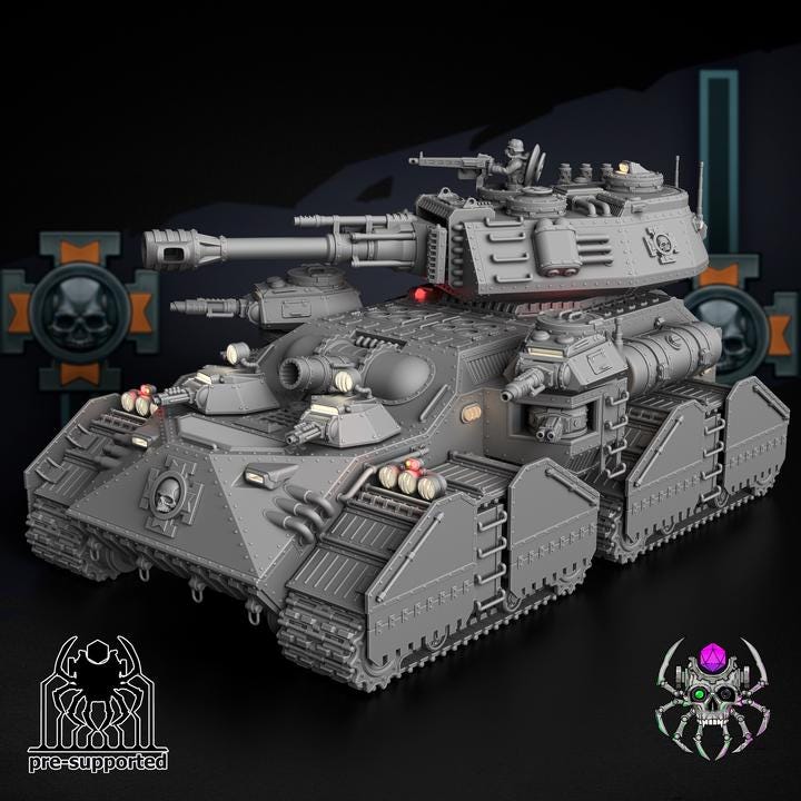 Ash Korps Banelord Super Heavy Tank