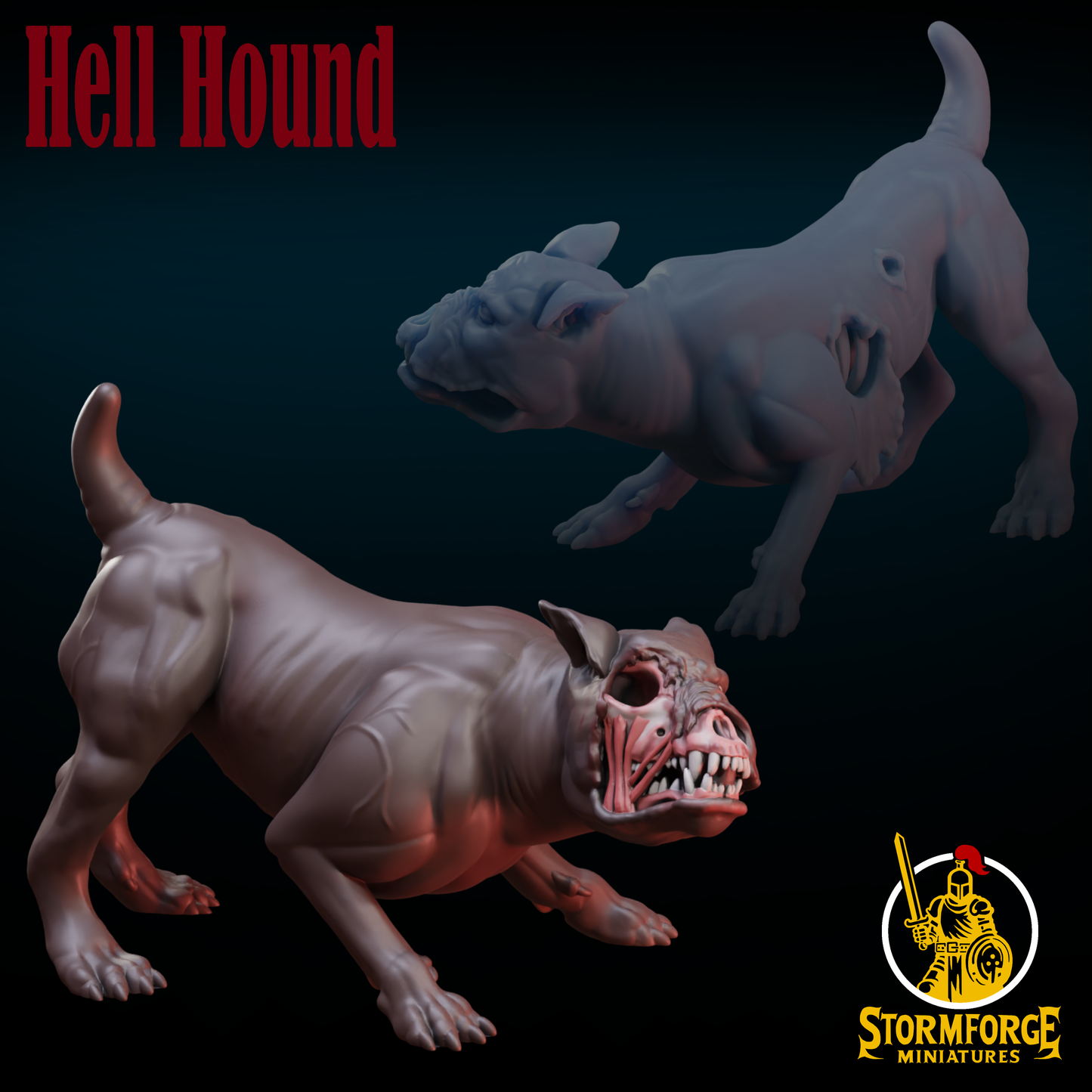 Trench Heretics - Hellhounds by Stormforge Minis