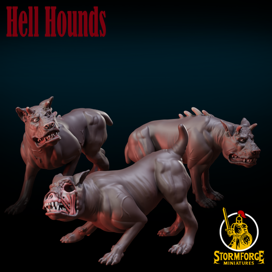 Trench Heretics - Hellhounds by Stormforge Minis