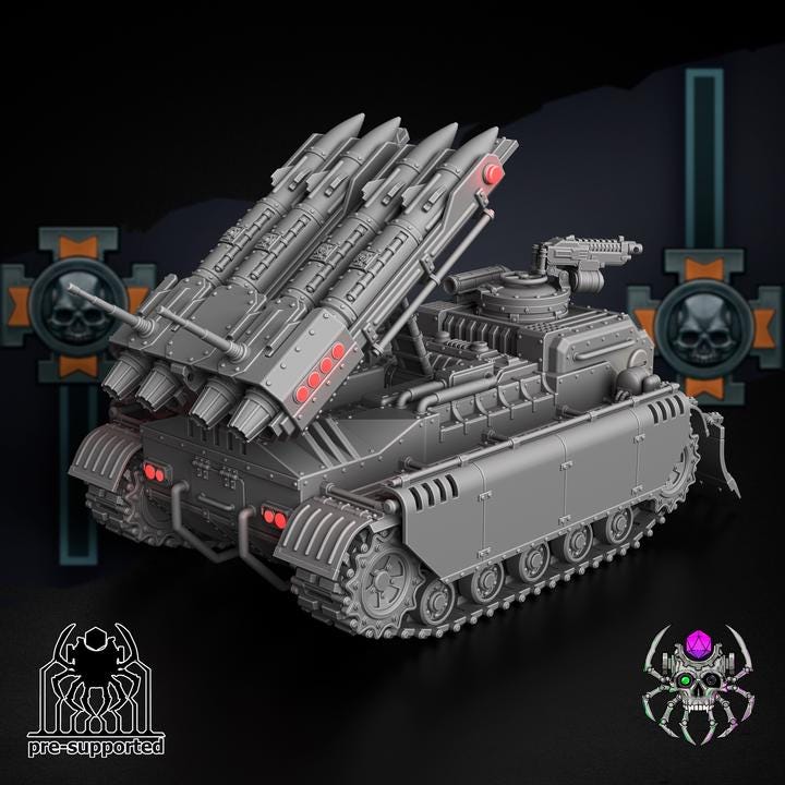 Ash Korps Artillery Tank