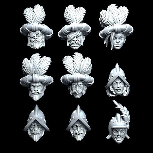 Multipart Human Imperial State Troops