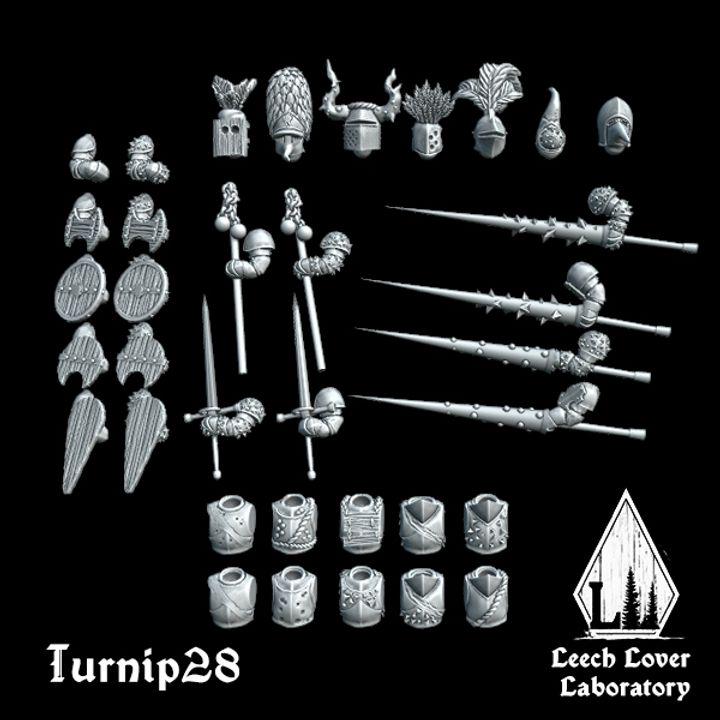 Bastard Knight, Brute, Toff and Snob Cavalry Conversion / Kitbashing Bits