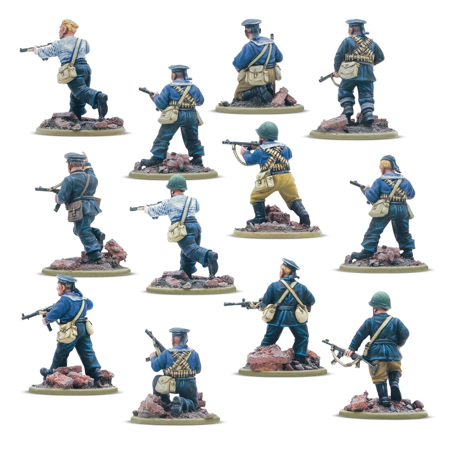 Soviet Naval Brigade Veteran Squad models