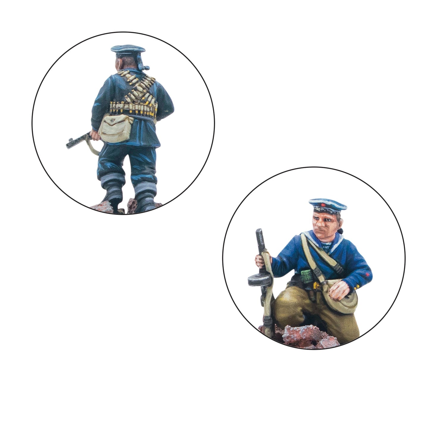 Soviet Naval Brigade Veteran Squad models