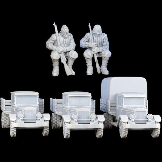 WWII Soviet ZiS-5 Truck Transport Logistics Vehicle