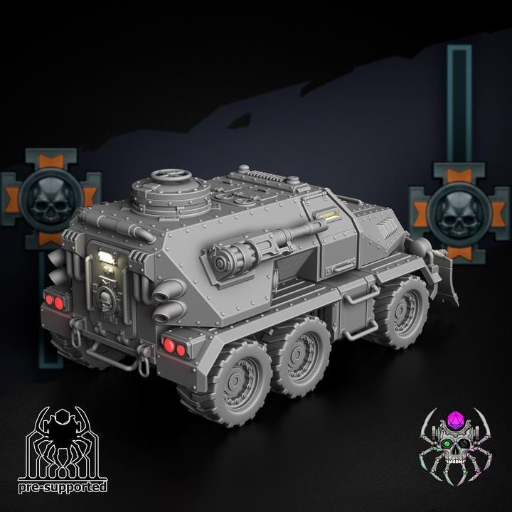 Ash Korps Autocannon Vehicle