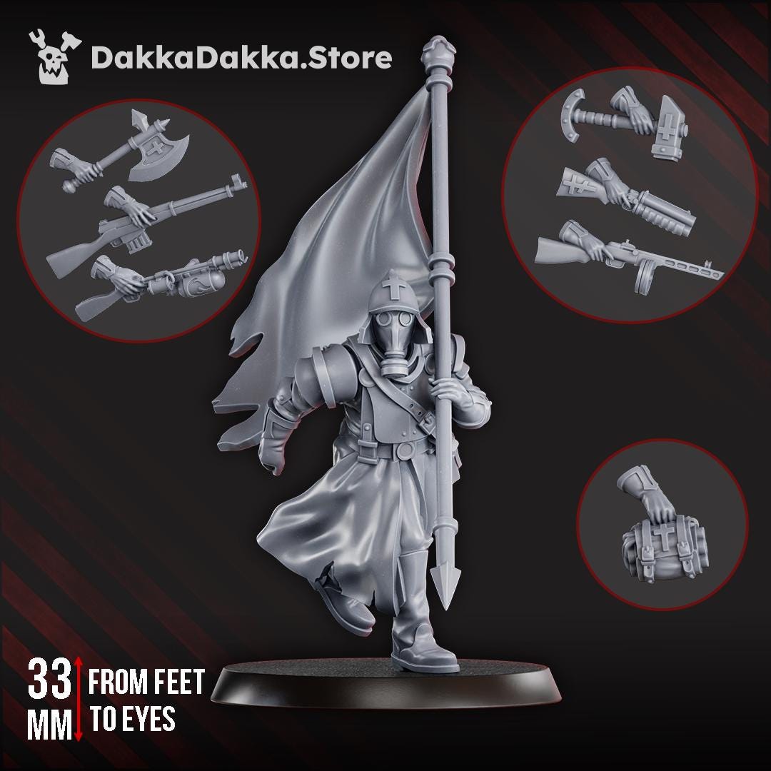 Steel Union Red Banner Bearer