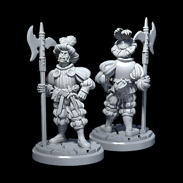 Empire Landsknecht Miniatures - Set of 8