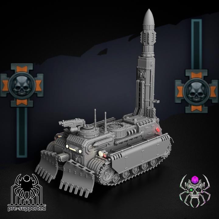 Ash Korps Ballistic Missile Tank