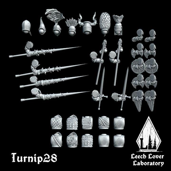 Bastard Knight, Brute, Toff and Snob Cavalry Conversion / Kitbashing Bits