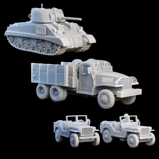 US Army WWII American Vehicles