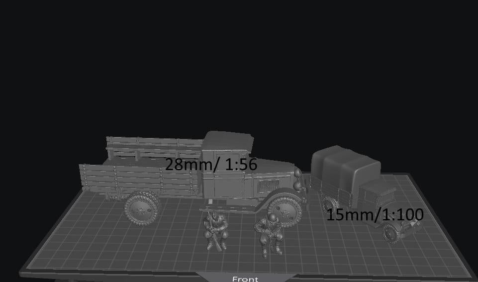 WWII Soviet ZiS-5 Truck Transport Logistics Vehicle