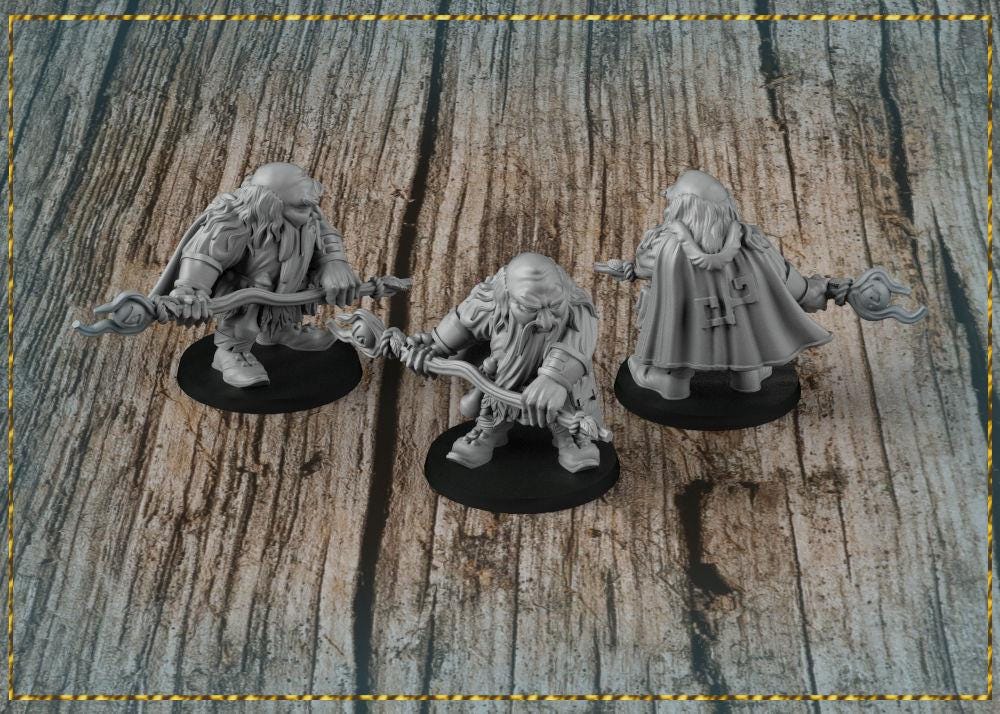 Dwarf Player Character Miniature