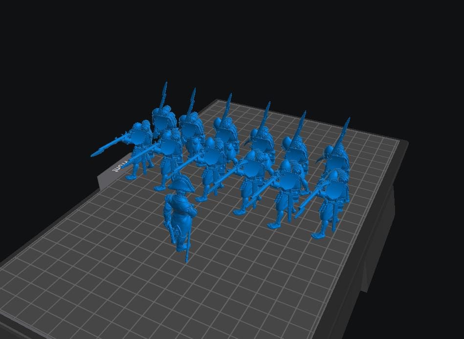 Sludge Fodder Infantry w/ Rifles & Toff Officer - Set of 13