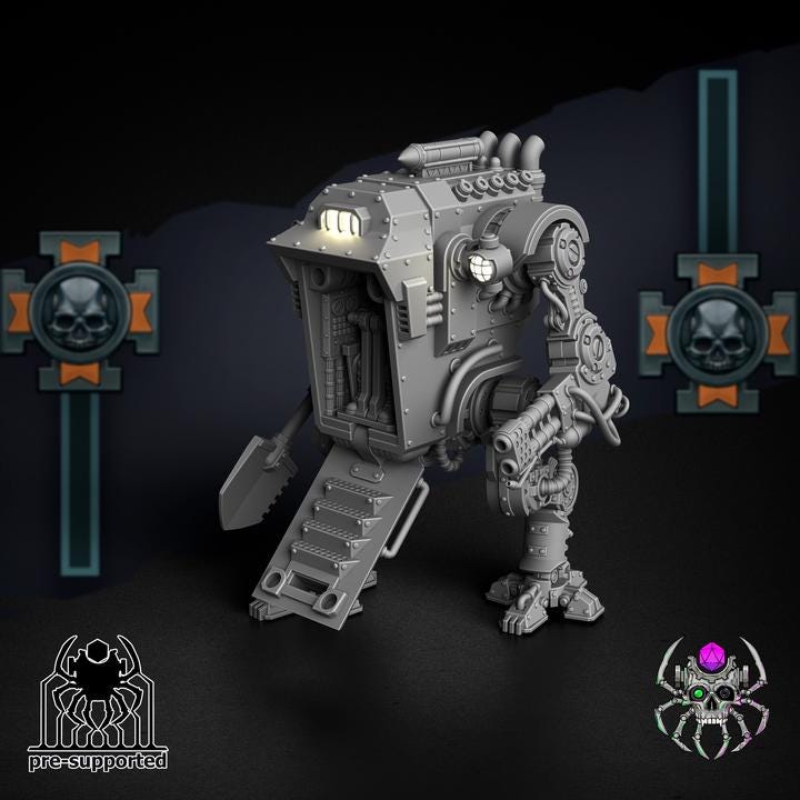 Ash Korps Walker Mech Sentinel