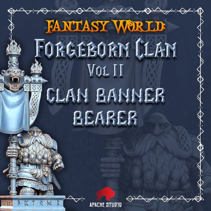 Forgeborn Clan - Thane Battle Standard Bearer