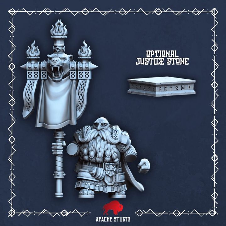 Forgeborn Clan - Thane Battle Standard Bearer