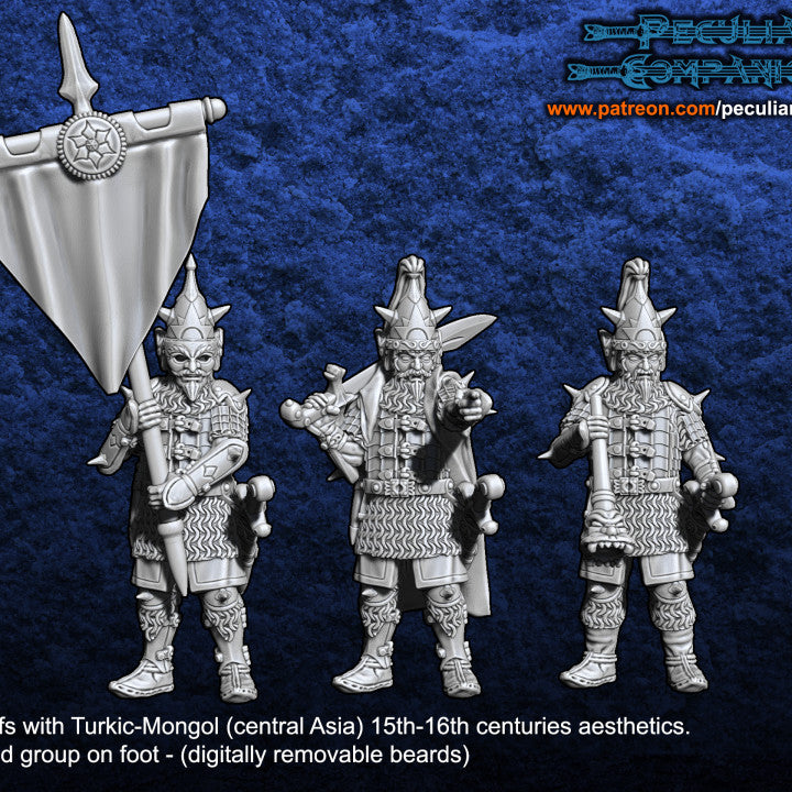 Turko-Mongol Dark Elfs - Command Group
