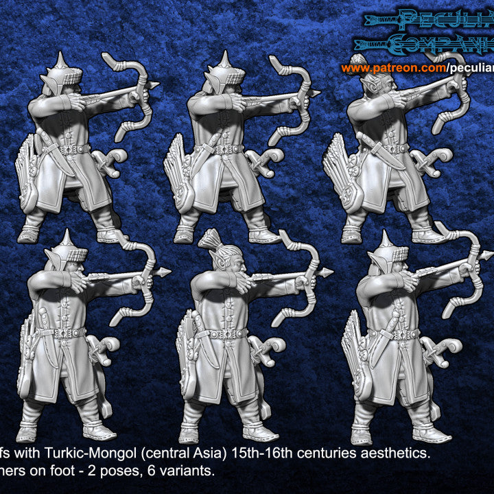 Turko-Mongol Dark Elfs - Dark Shooters