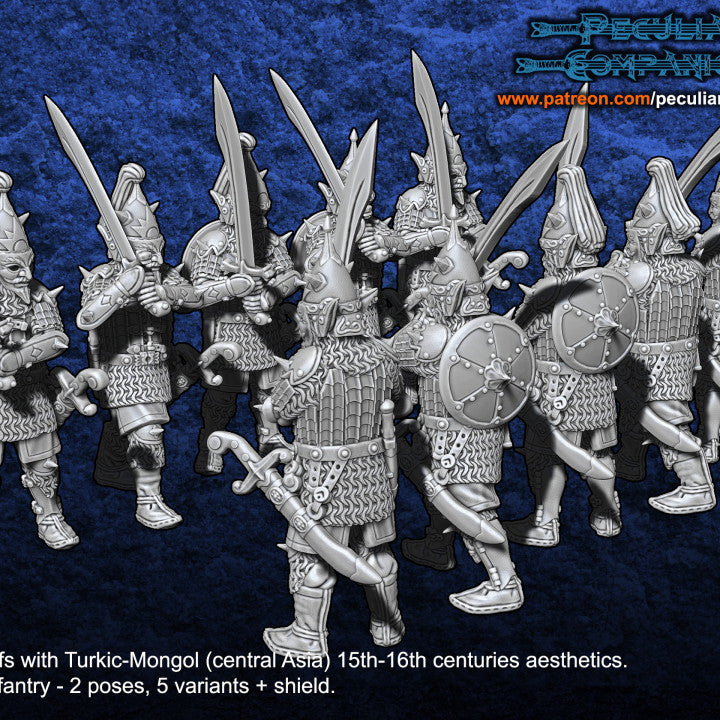 Turko-Mongol Dark Elfs - Black Guardians