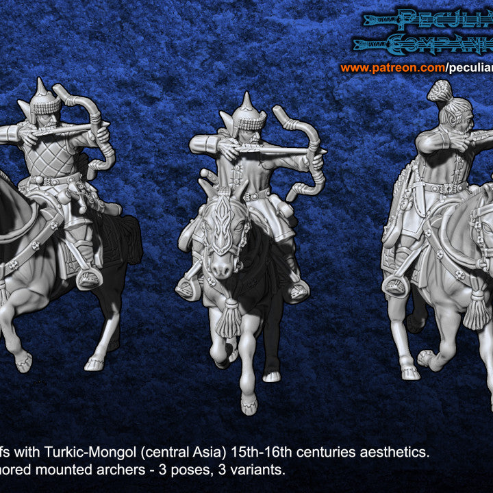 Turko-Mongol Dark Elfs - Dark Horsemen
