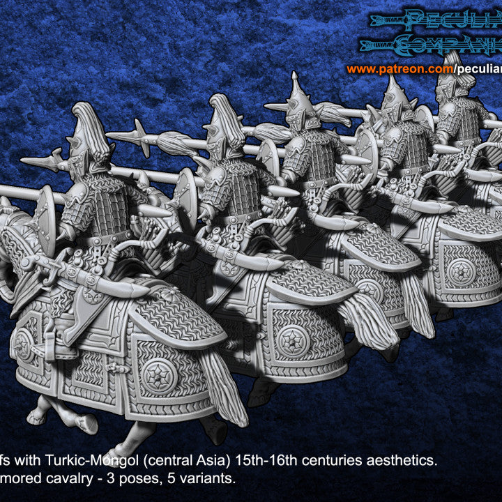 Turko-Mongol Dark Elfs - Raptor Knights