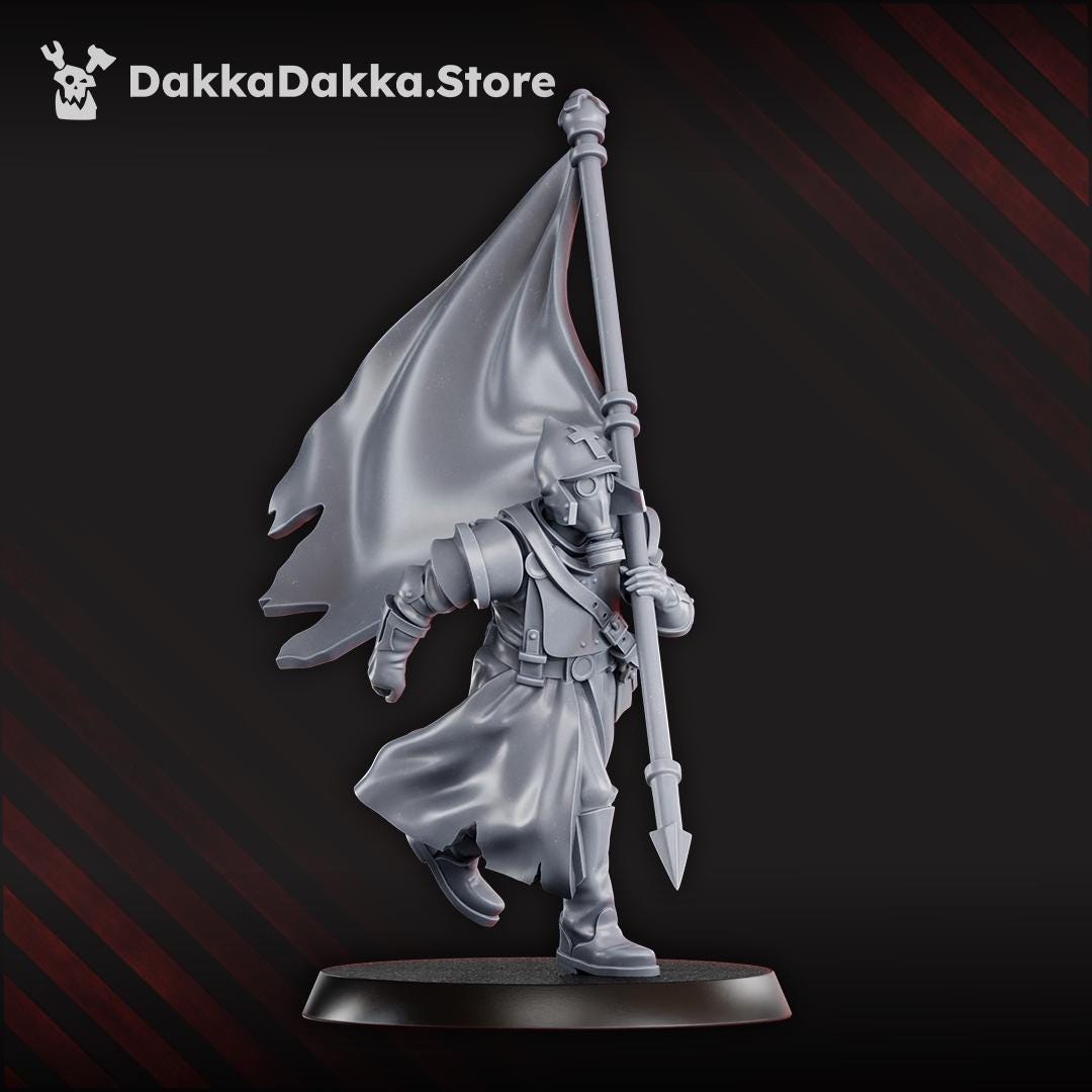 Steel Union Red Banner Bearer