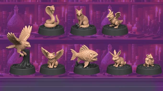 Mage Familiars / Animal Companions