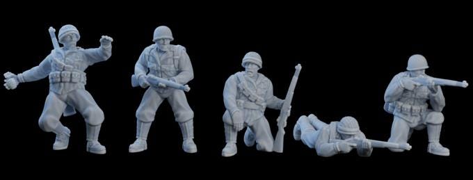 US Army WWII American Infantry