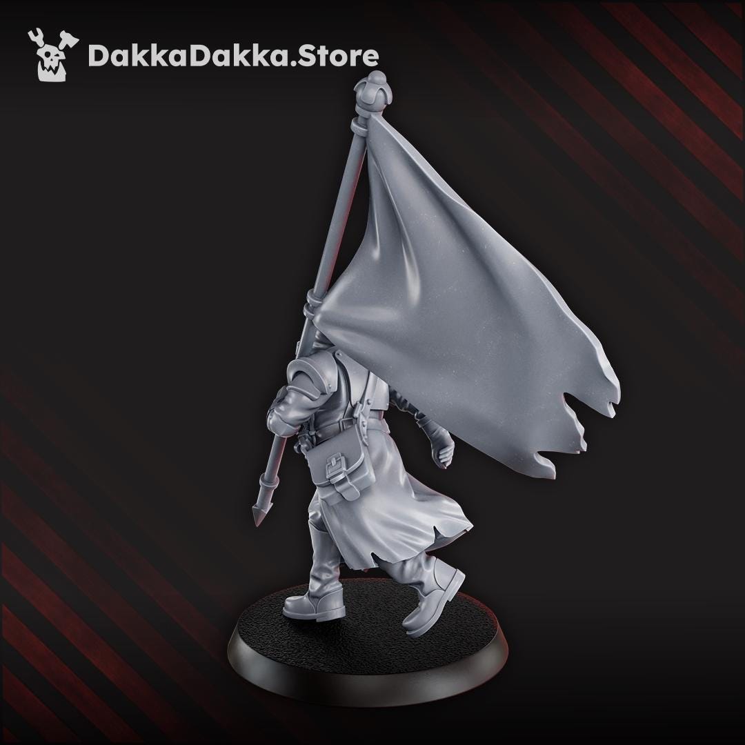 Steel Union Red Banner Bearer