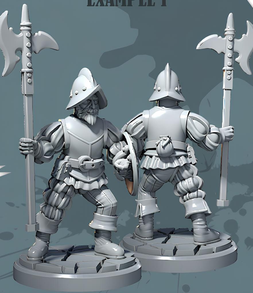 Multipart Human Imperial State Troops