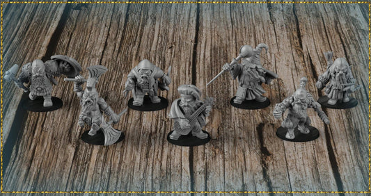 Dwarf Player Character Miniature