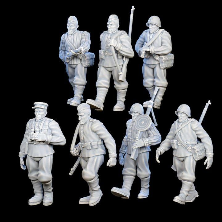 Red Army WWII Soviet Infantry